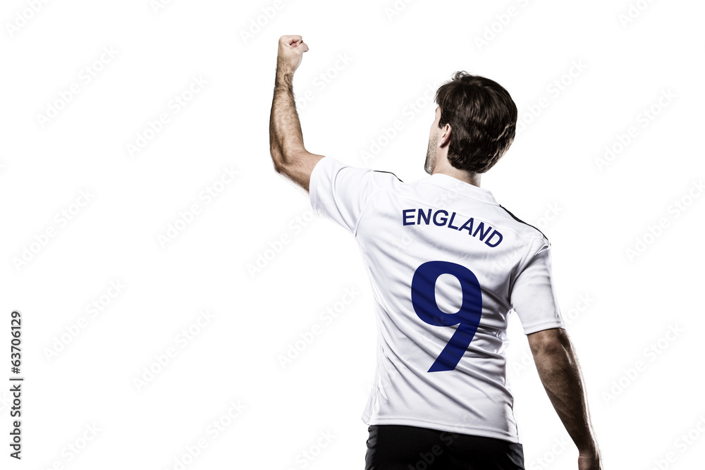 Naklejka premium English soccer player