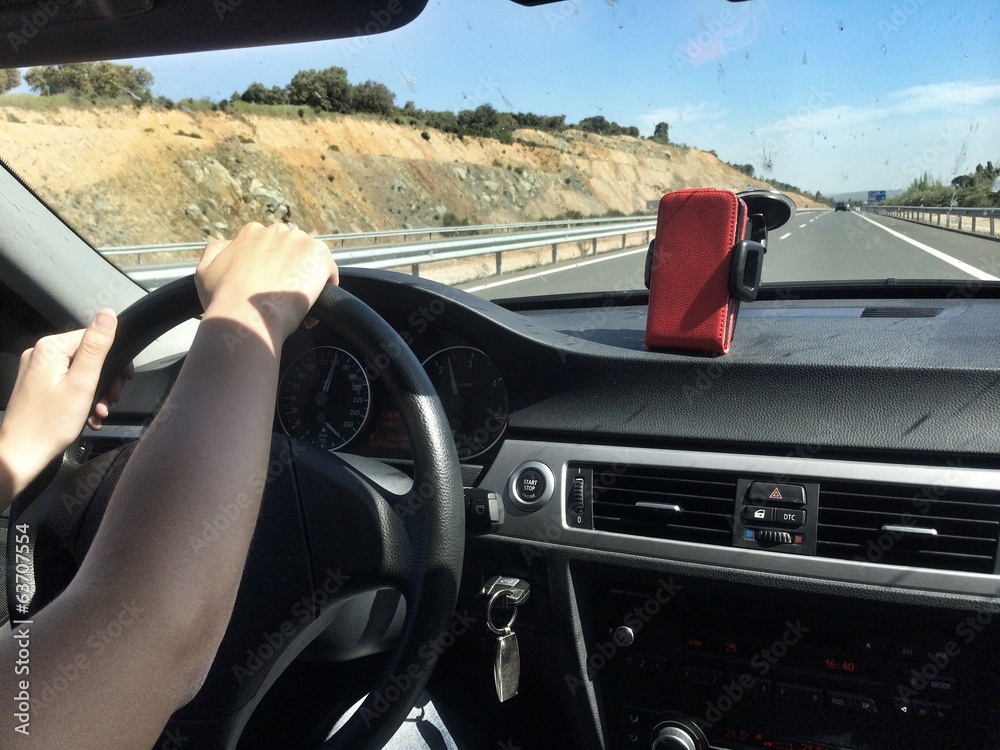 Fototapeta premium Driving