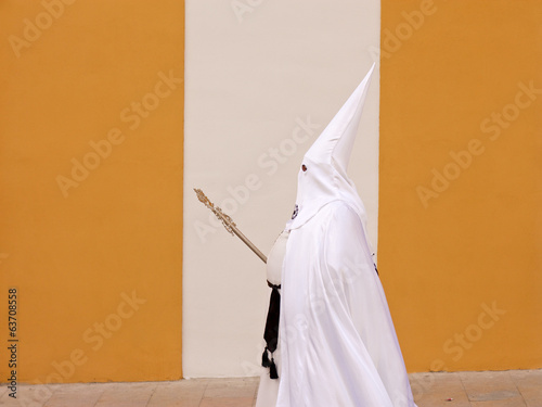 Tableau sur toile Nazareno en la Semana Santa de Úbeda, España