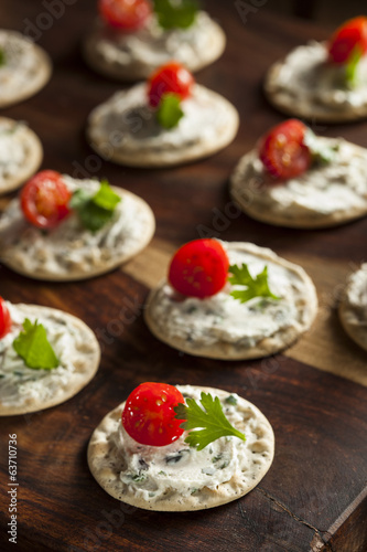 Cracker and Cheese Hors D'oeuvres
