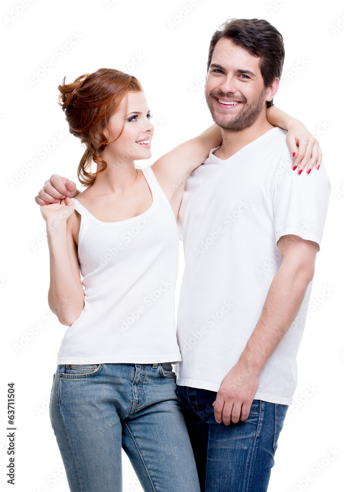 Beautiful happy young couple. Beautiful happy young couple.