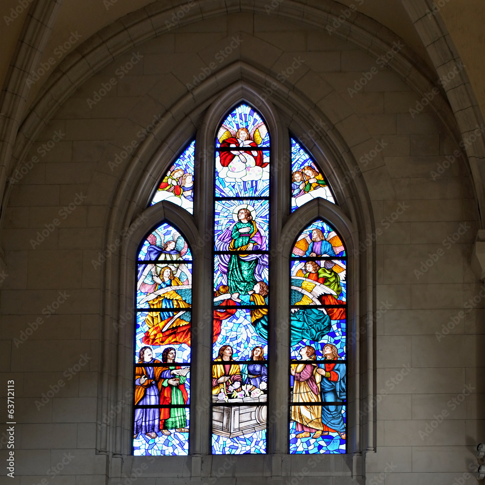 Stained-glass window