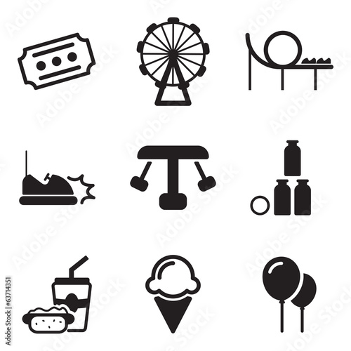 Amusement Park Icons