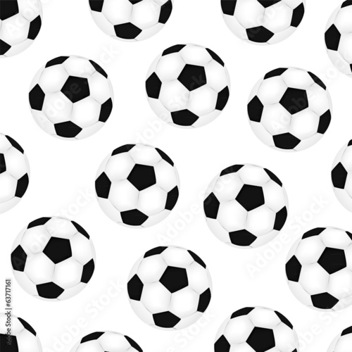 background soccer balls on white background