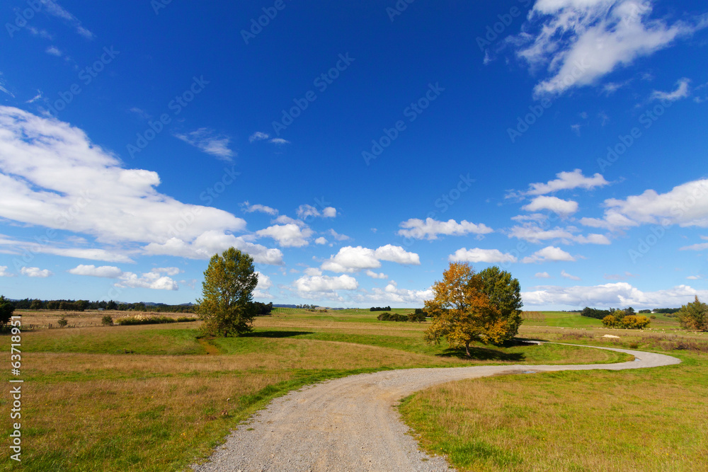 Obraz premium Rural autumn landscape