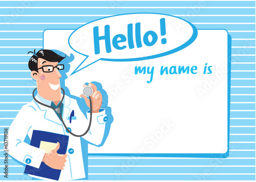 Family doctor. Badge