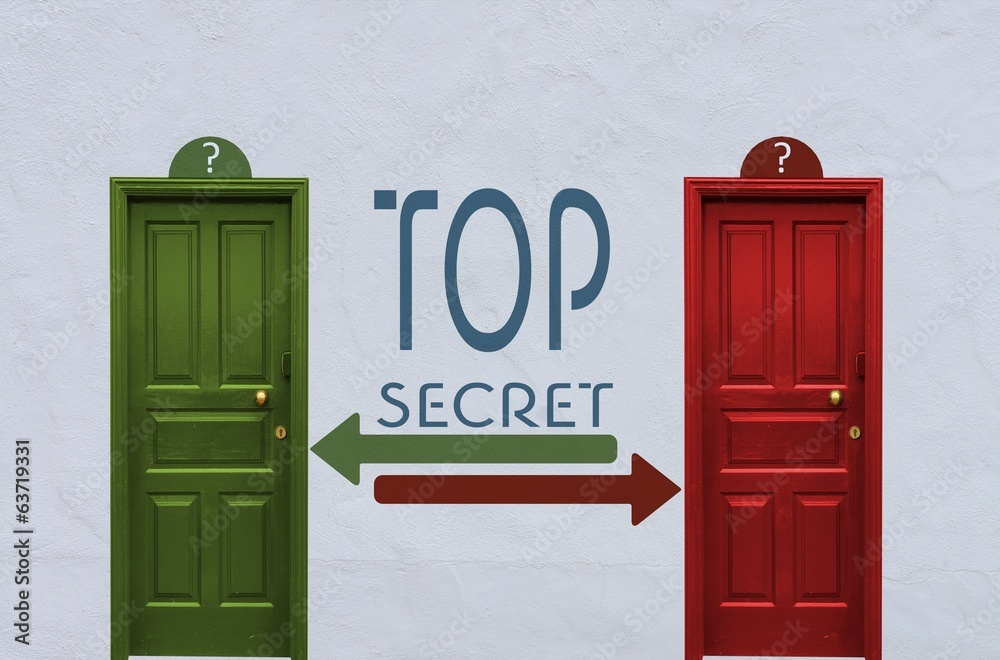 top secret decision between two doors