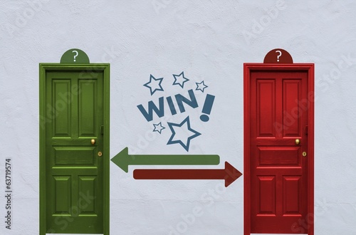 win decision between two doors