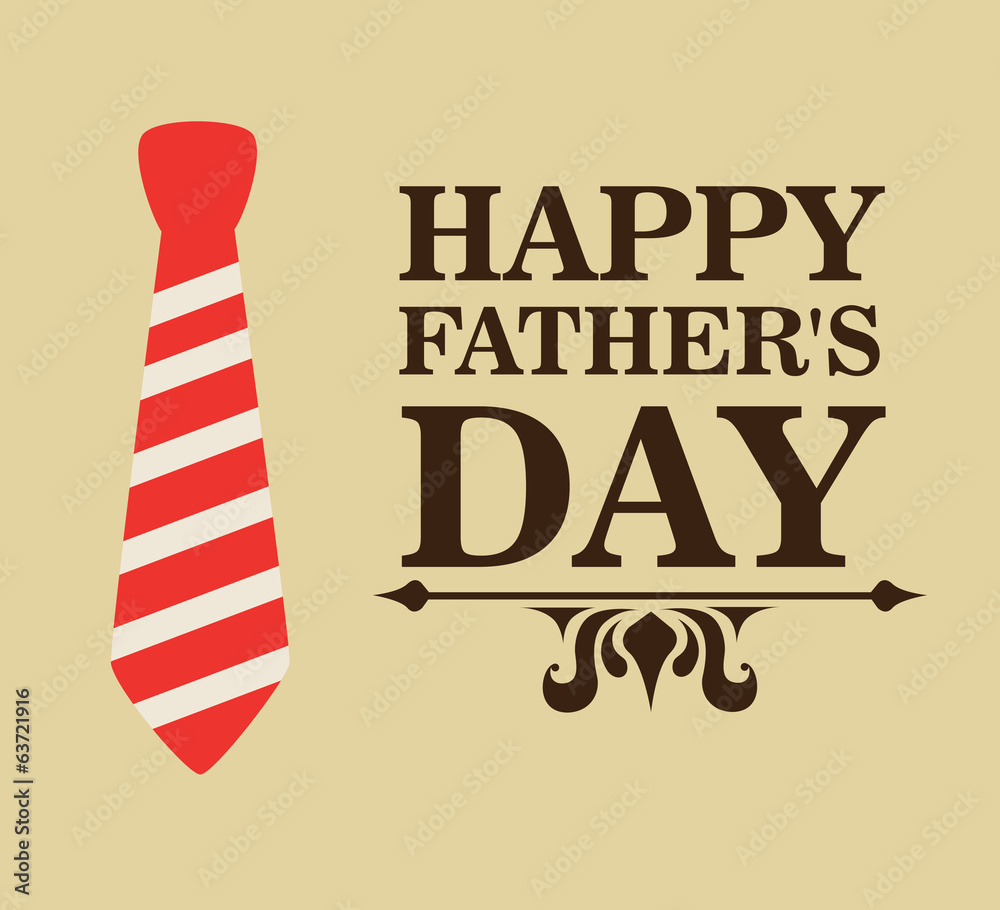 Naklejka premium Fathers day design