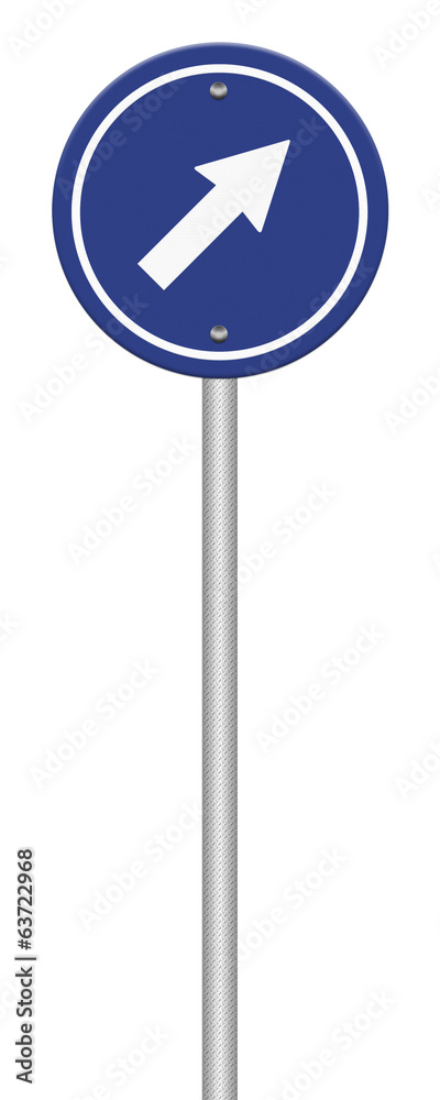 European traffic signal one-way traffic in a road junction European traffic signal one-way traffic in a road junction