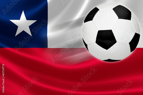 Soccer Ball Leaps Out of Chile s Flag