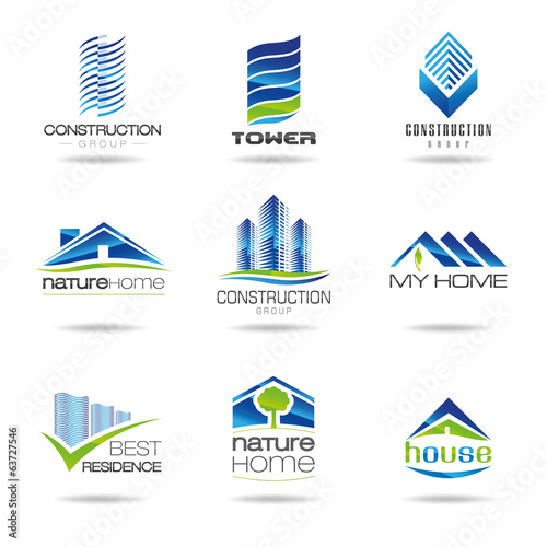 Building icon set