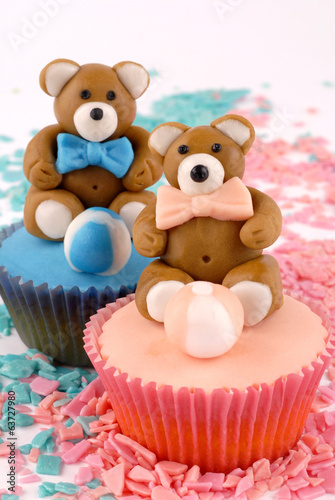 cupcake con orsetto