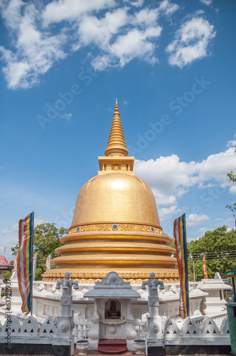 Golden stupa at Golden Temple Dambulla, Sri Lanka