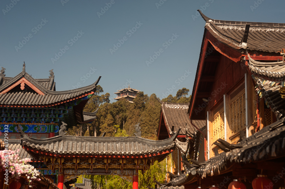 Obraz premium Historic town of Lijiang,UNESCO World heritage site.