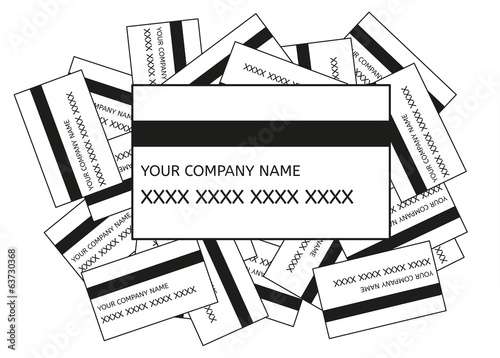 credit cards vector