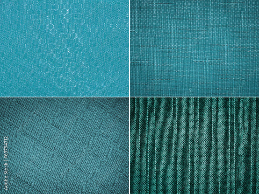 Fototapeta premium Set fabric texture background