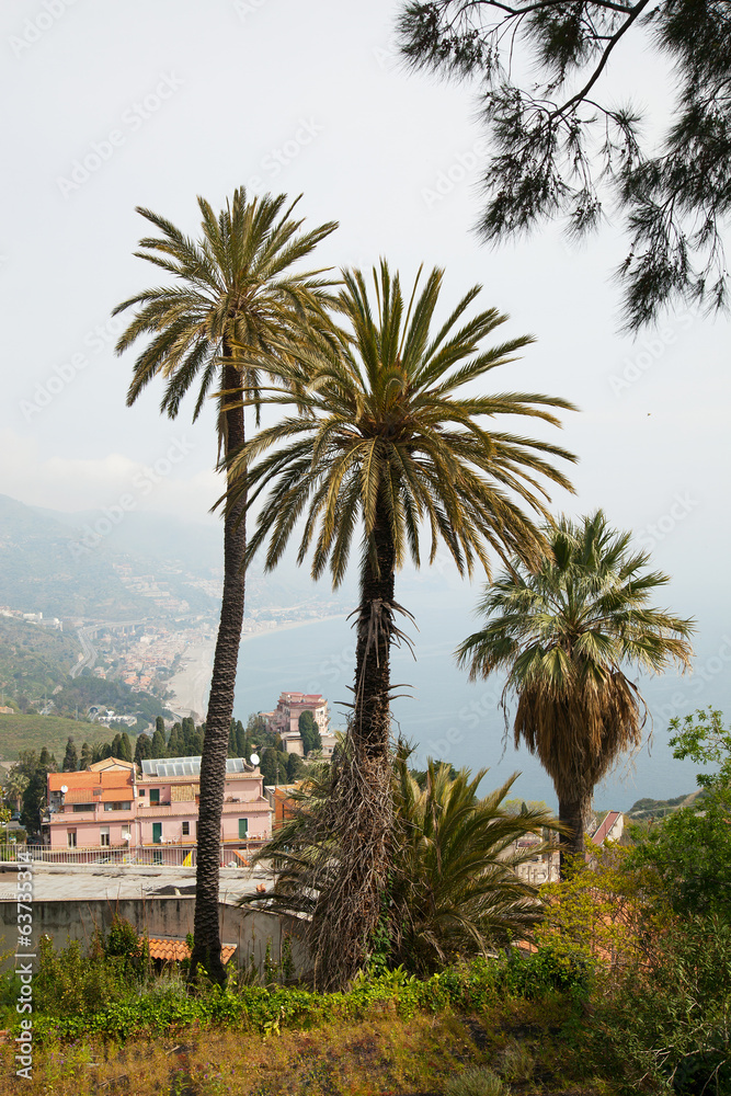 Taormina view, Sicily.