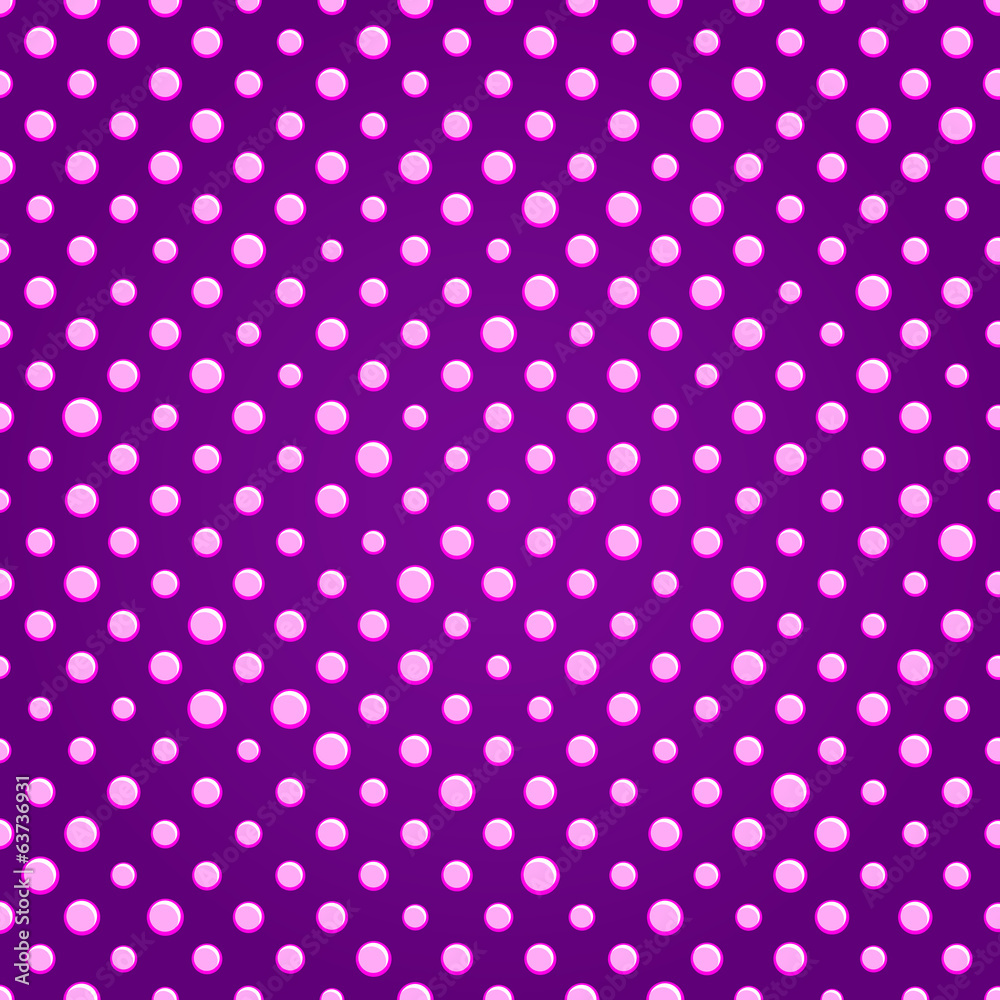 Purple Polka dot Seamless Pattern
