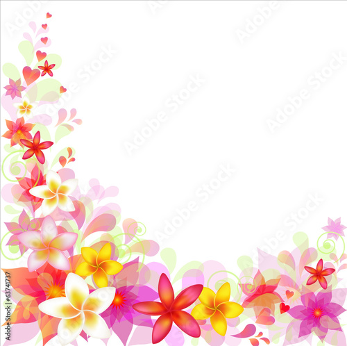 Abstract Floral Background