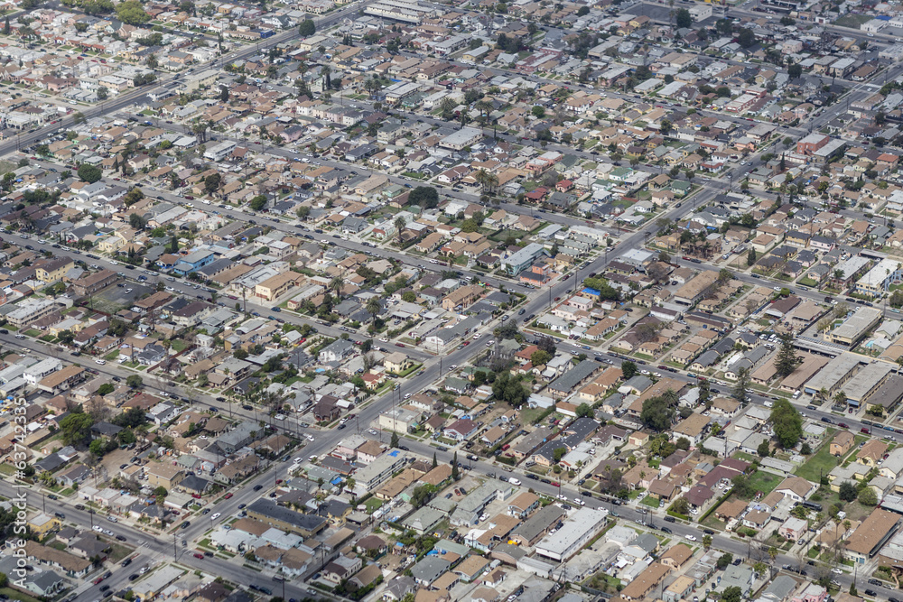 South Central Los Angeles Aerial South Central Los Angeles Aerial