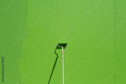 wand grün streichen