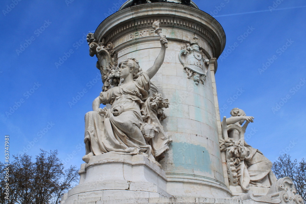 Place de la république , Paris