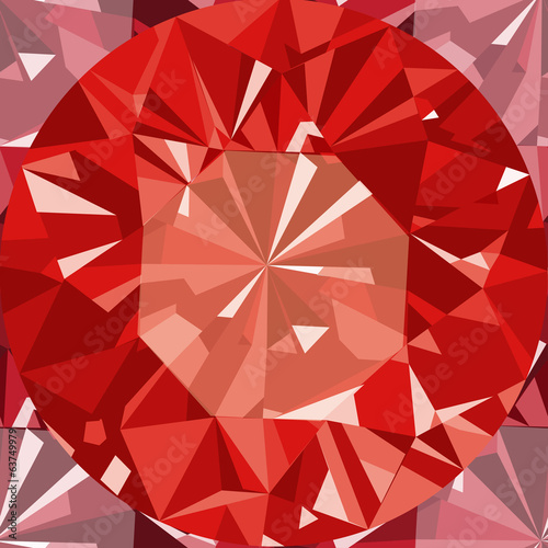 Ruby seamless pattern background.