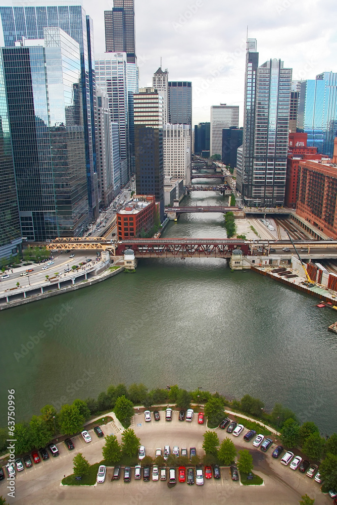 Obraz premium Chicago cityscape