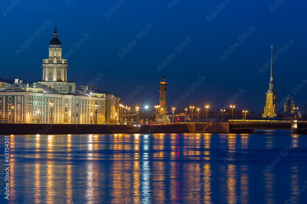 The iconic view of St. Petersburg The iconic view of St. Petersburg
