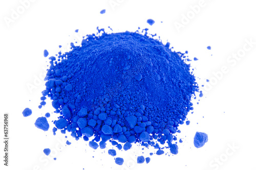 Foto Blue pigments
