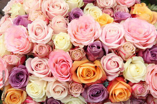 Wedding roses in pastel colors © Studio Porto Sabbia