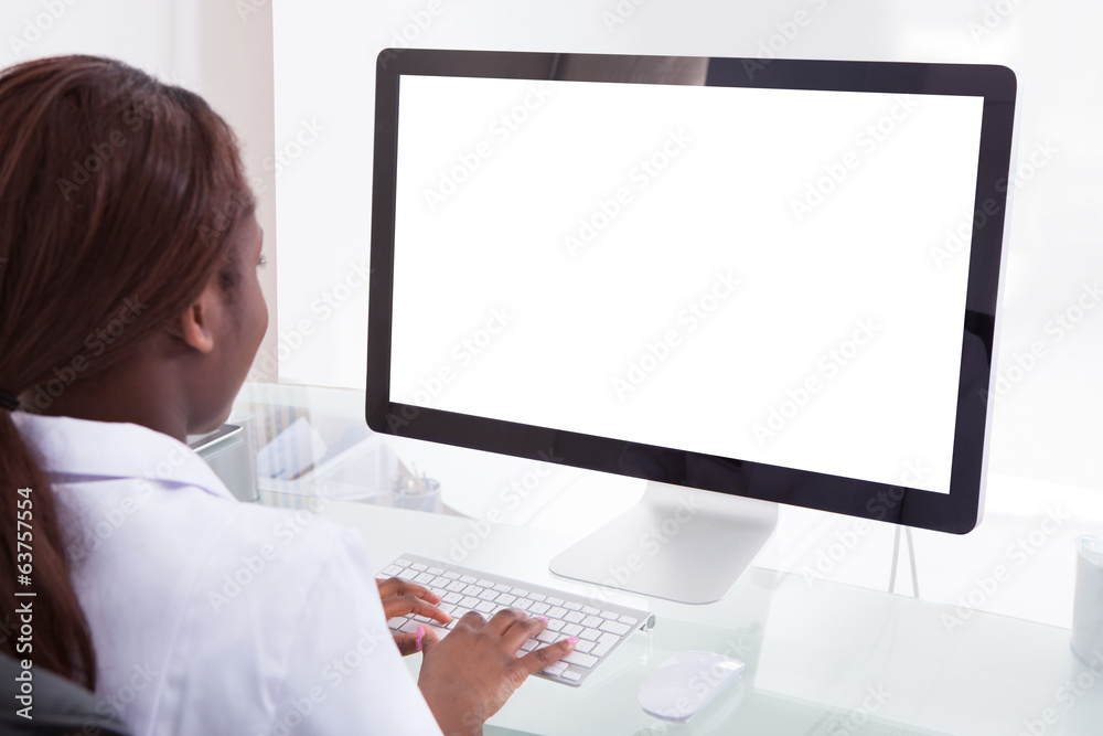 Dentist Using Desktop PC Dentist Using Desktop PC