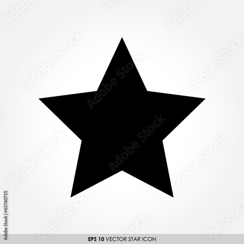 Star vector icon