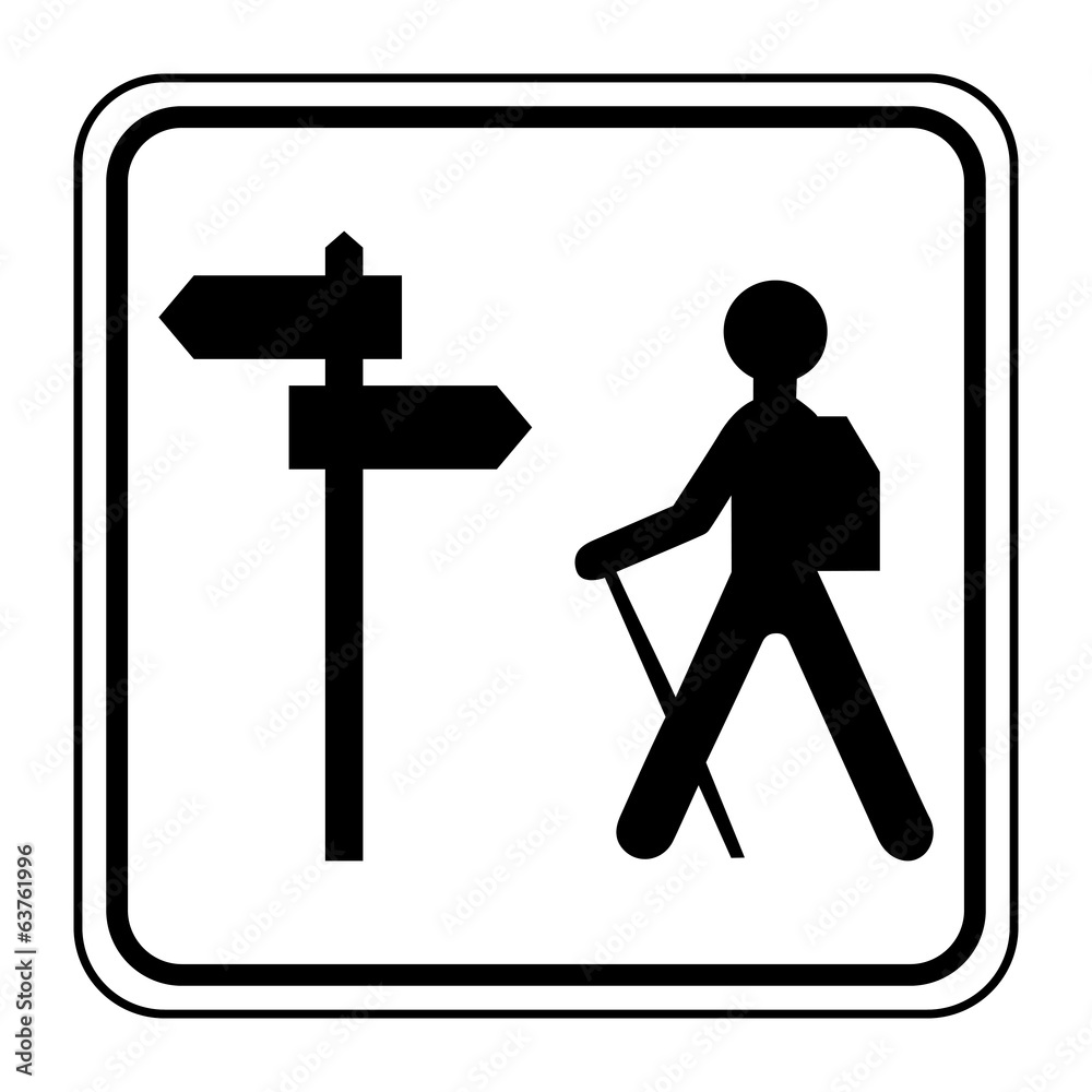 Logo randonnée.