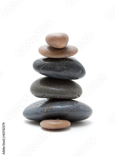 Stones in balanced pile