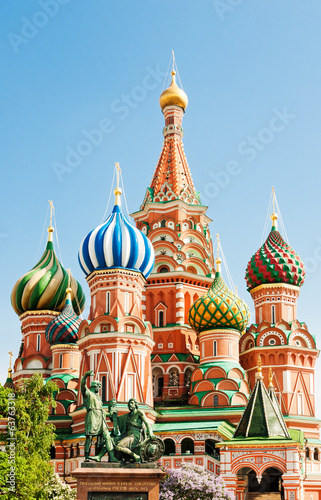 The Most Famous Place In Moscow, Saint Basil's Cathedral, Russia