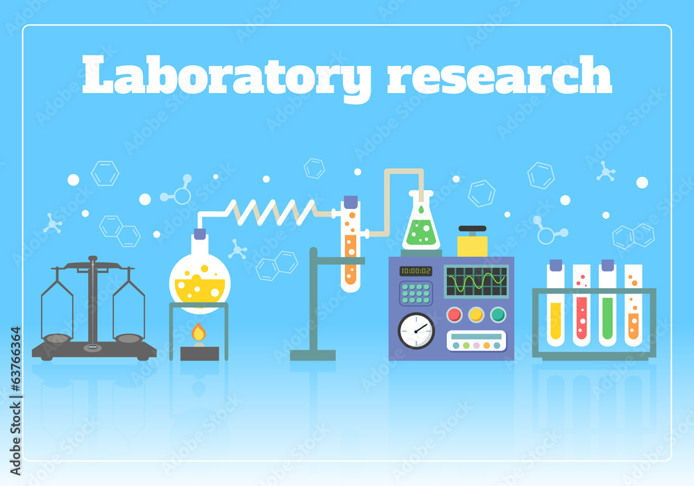 Laboratory research concept