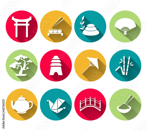 Japanese Icons Set