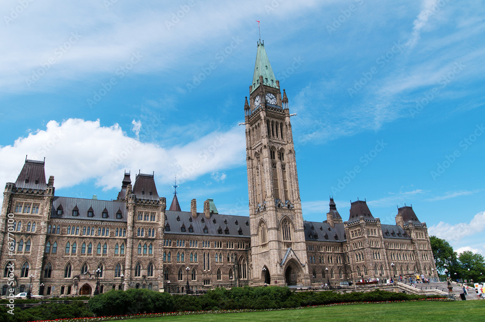Canadian Parliament Building at Ottawa