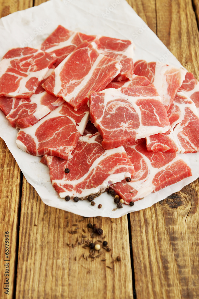 marbled meat