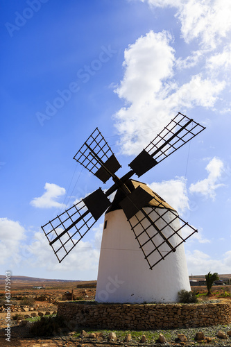 Windmill in Antigua, Fuerteventura, Canary Islands