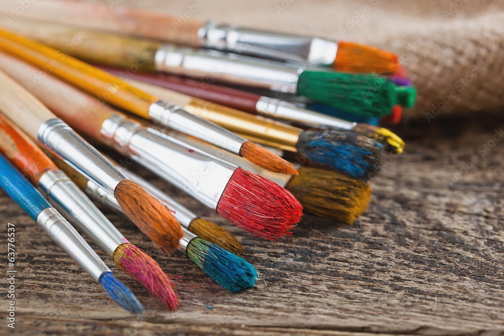 Paints and brushes Paints and brushes