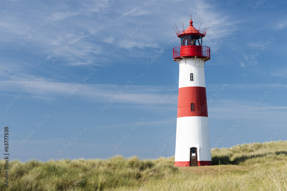 Lightouse on dune.