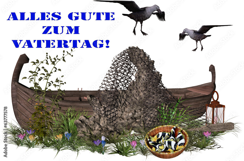 Foto de gruß, glückwunsch zum vatertag do Stock Adobe Stock