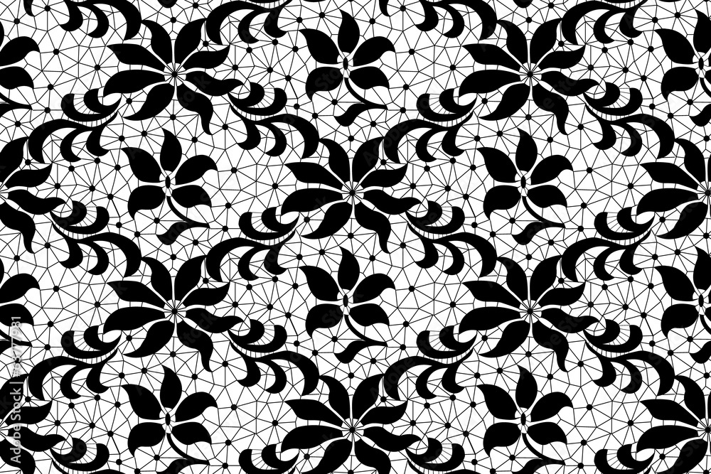 Floral lace pattern Floral lace pattern