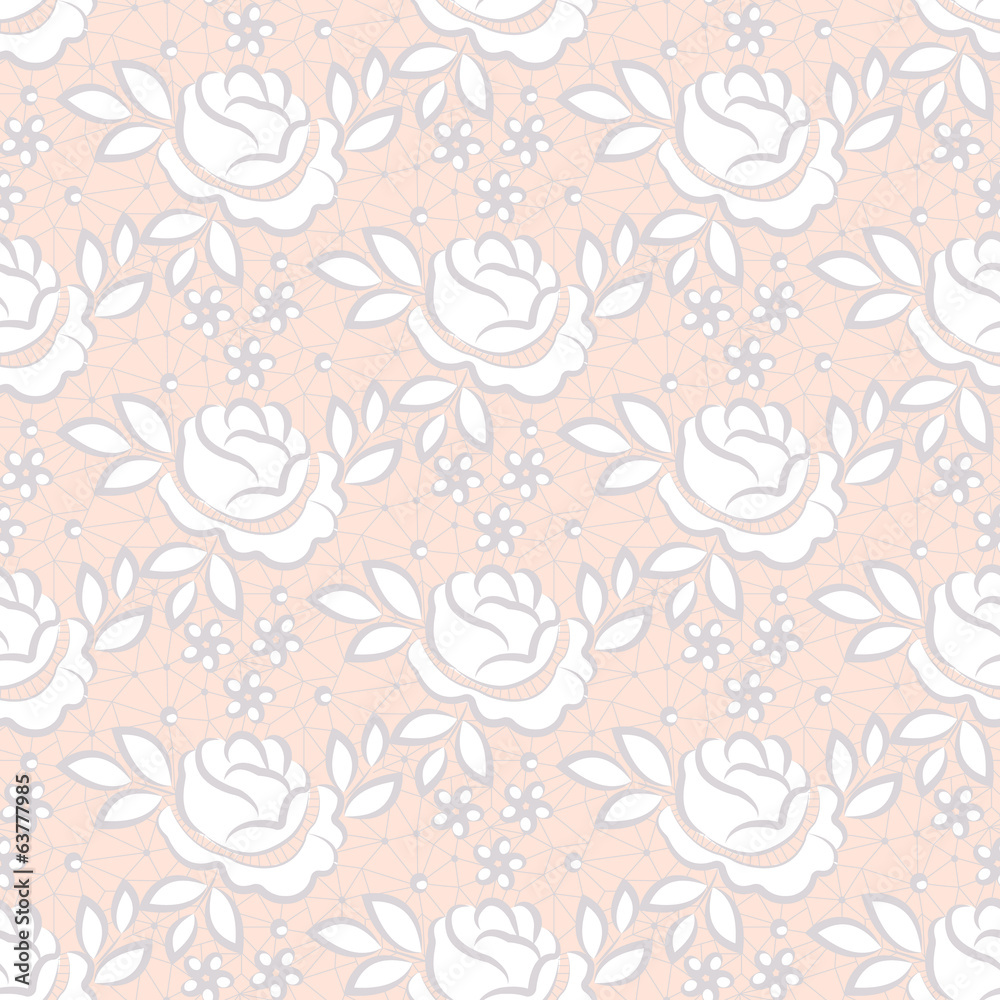 Floral lace pattern Floral lace pattern