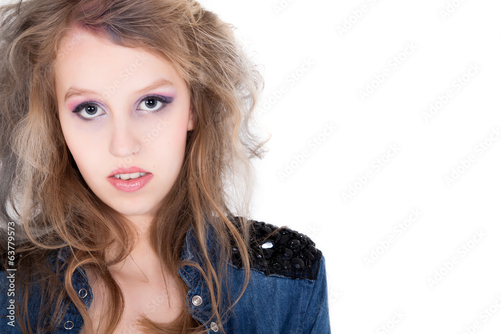 Punky girl portait Punky girl portait