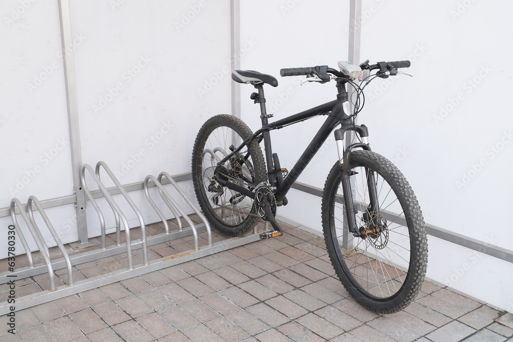 Obraz premium bicycle on a parking