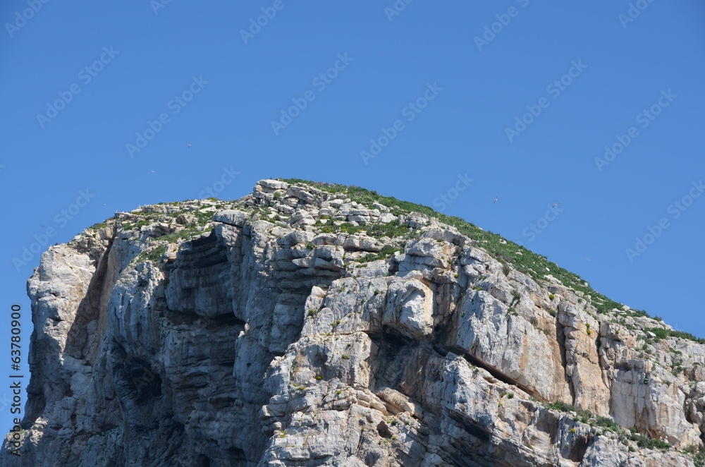 cliff at capo caccia, alghero, sardinia, italy